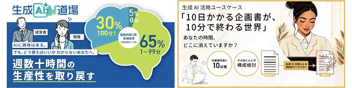 「10日かかる企画書が、10分で終わる世界」<br>資料ダウンロード